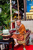 Chiang Mai - Buddhist Monks at Wat Mahawan. 